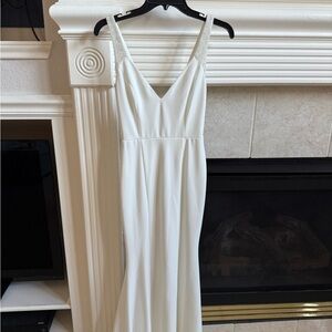 Lulu's Ivory Sleeveless Dress
